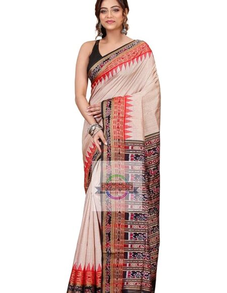 Women's Sambalpuri Pure Silk With Blouse