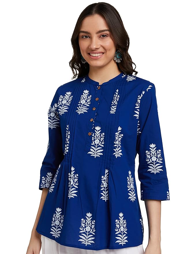 Women’s Cotton A-Line Short Kurti