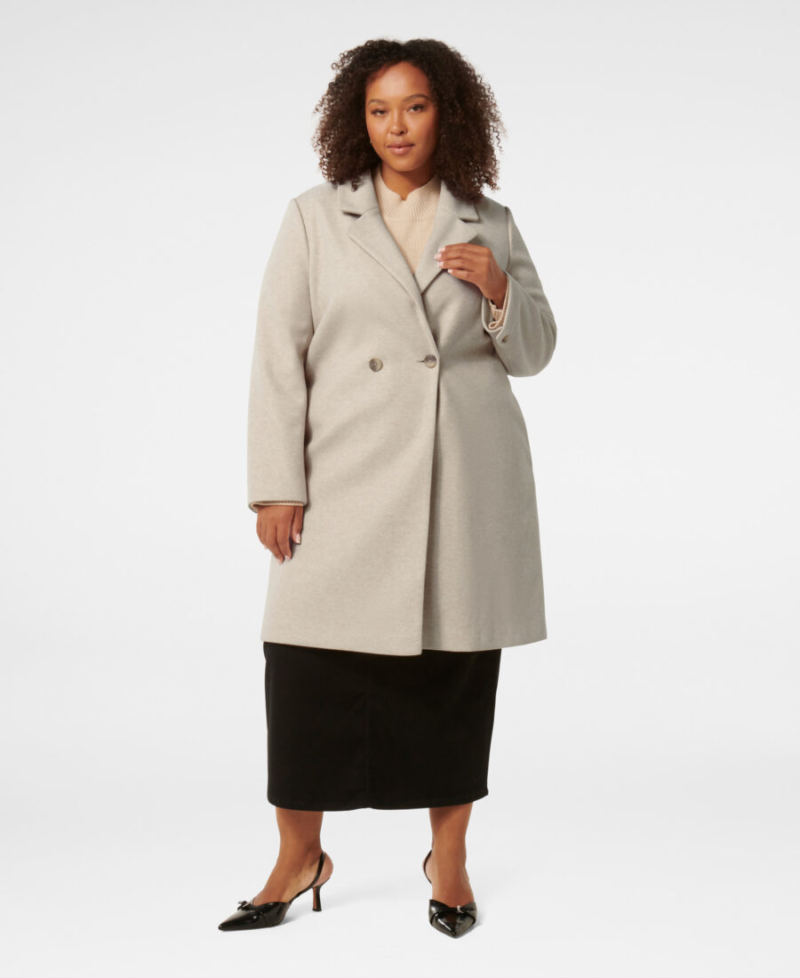 Shelley Curve Double Breasted Coatigan