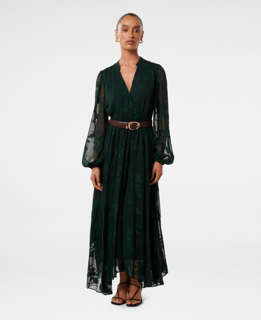 Gabriella Petite Textured Midi Dress