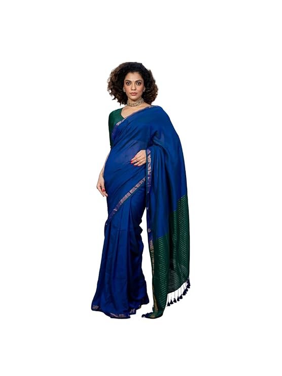 Suta Harshitha Cotton Saree - Blue
